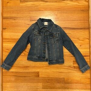 Girls Like New Jean Denim Jacket Jumping Beans Size 8